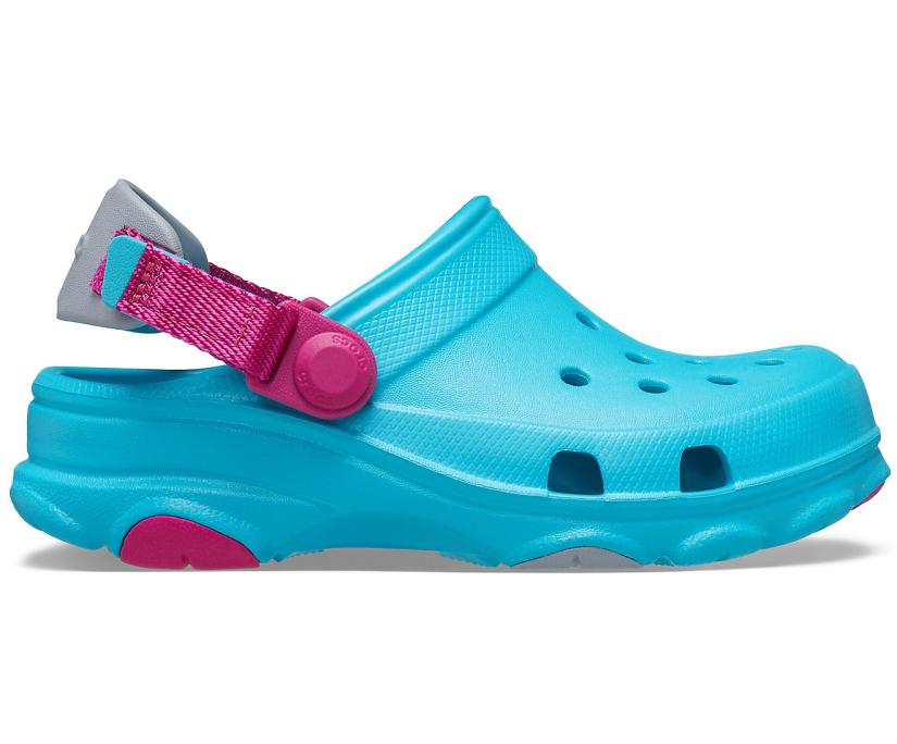 Girls/Boys Kids' Classic All-Terrain Clog Digital Aqua | Crocs Clogs