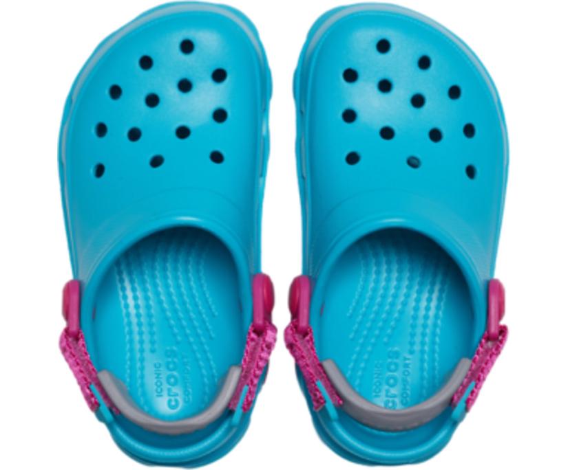 Girls/Boys Kids' Classic All-Terrain Clog Digital Aqua | Crocs Clogs