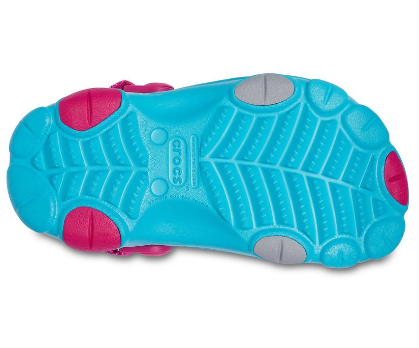 Girls/Boys Kids' Classic All-Terrain Clog Digital Aqua | Crocs Clogs