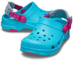Girls/Boys Kids' Classic All-Terrain Clog Digital Aqua | Crocs Clogs