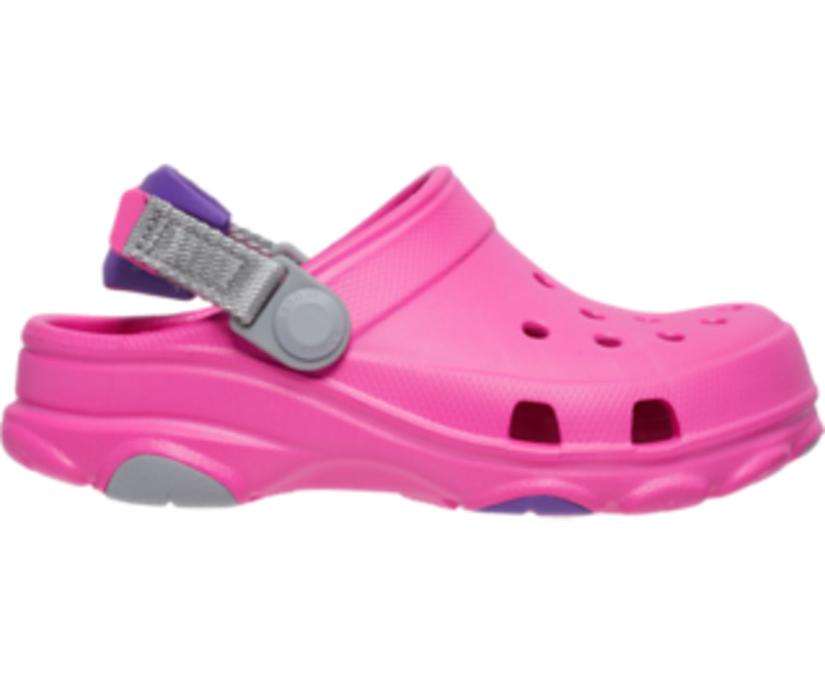 Girls/Boys Kids' Classic All-Terrain Clog Electric Pink | Crocs Clogs