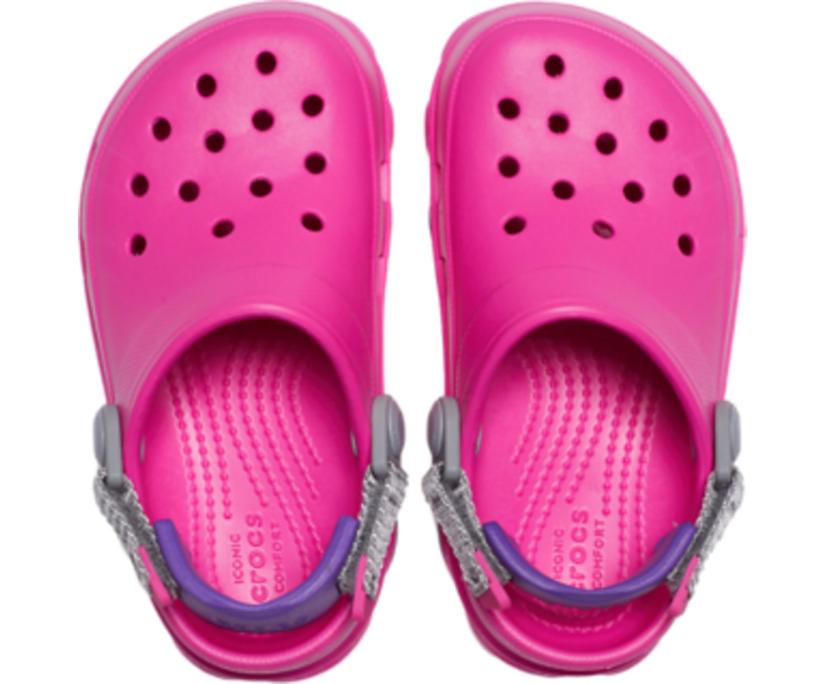 Girls/Boys Kids' Classic All-Terrain Clog Electric Pink | Crocs Clogs