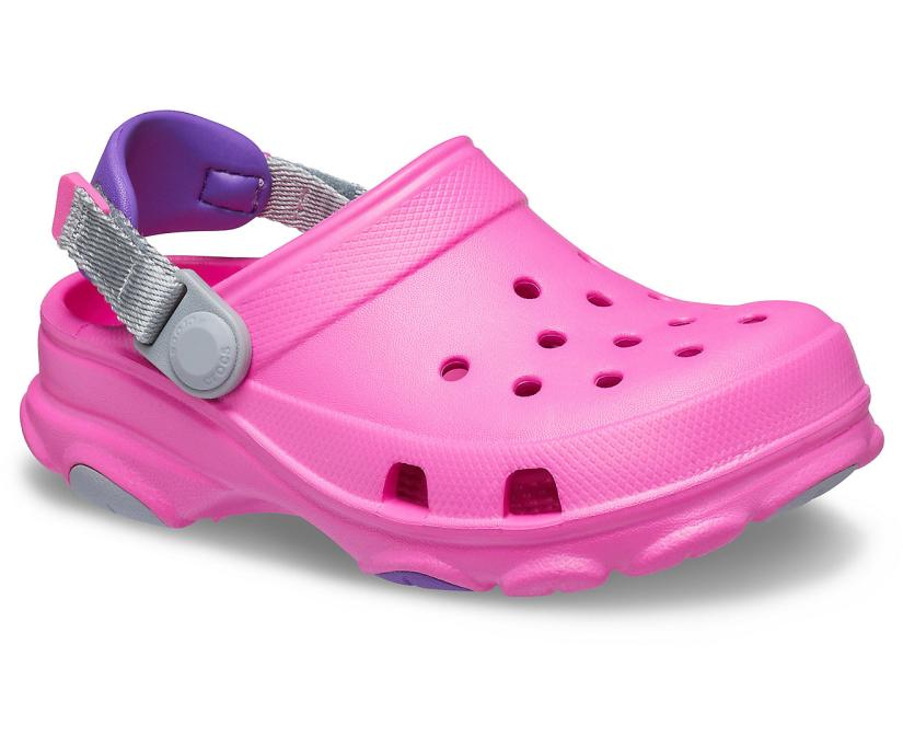 Girls/Boys Kids' Classic All-Terrain Clog Electric Pink | Crocs Clogs
