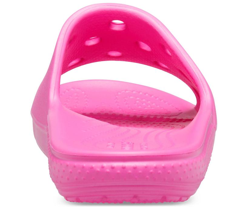 Girls/Boys Kids' Classic Crocs Slide Electric Pink | Crocs Sandals