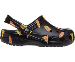 Girls/Boys Kids' Classic Food Print Clog Black | Crocs Clogs