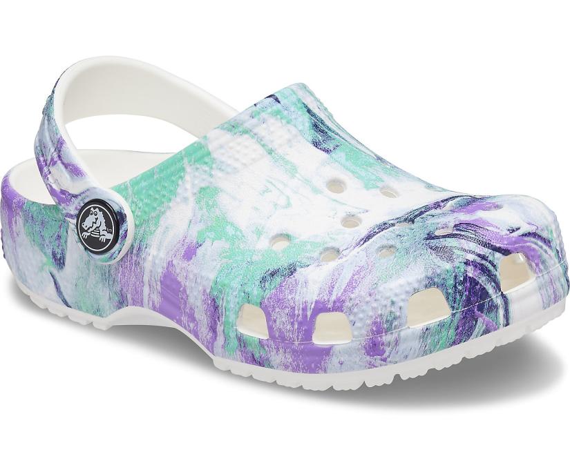 Girls/Boys Kids' Classic Out Of This World II Clog White / Multi | Crocs Clogs