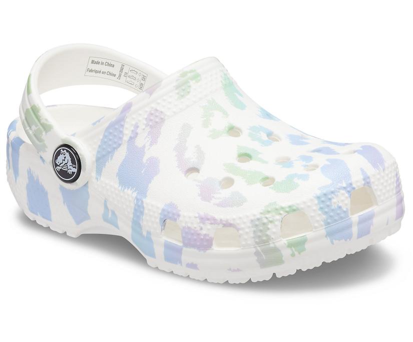 Girls/Boys Kids' Classic Out Of This World II Clog White/leopard | Crocs Clogs
