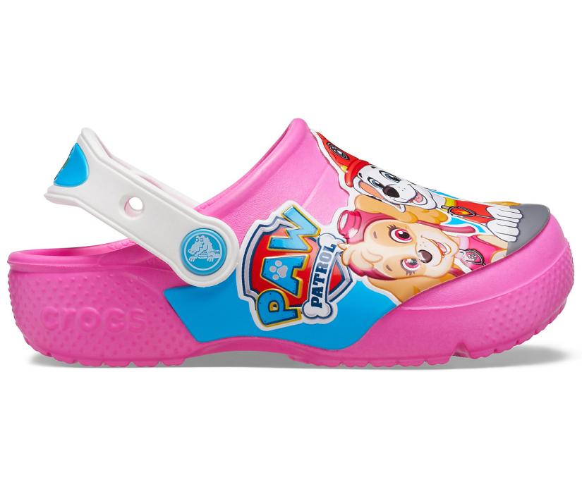 Girls/Boys Kids' Crocs Fun Lab Paw Patrol™ Clog Electric Pink | Crocs Clogs