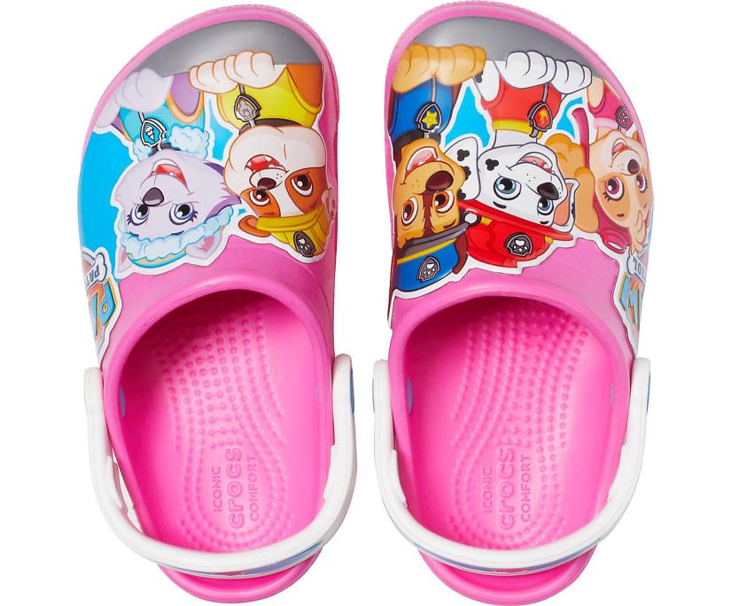 Girls/Boys Kids' Crocs Fun Lab Paw Patrol™ Clog Electric Pink | Crocs Clogs