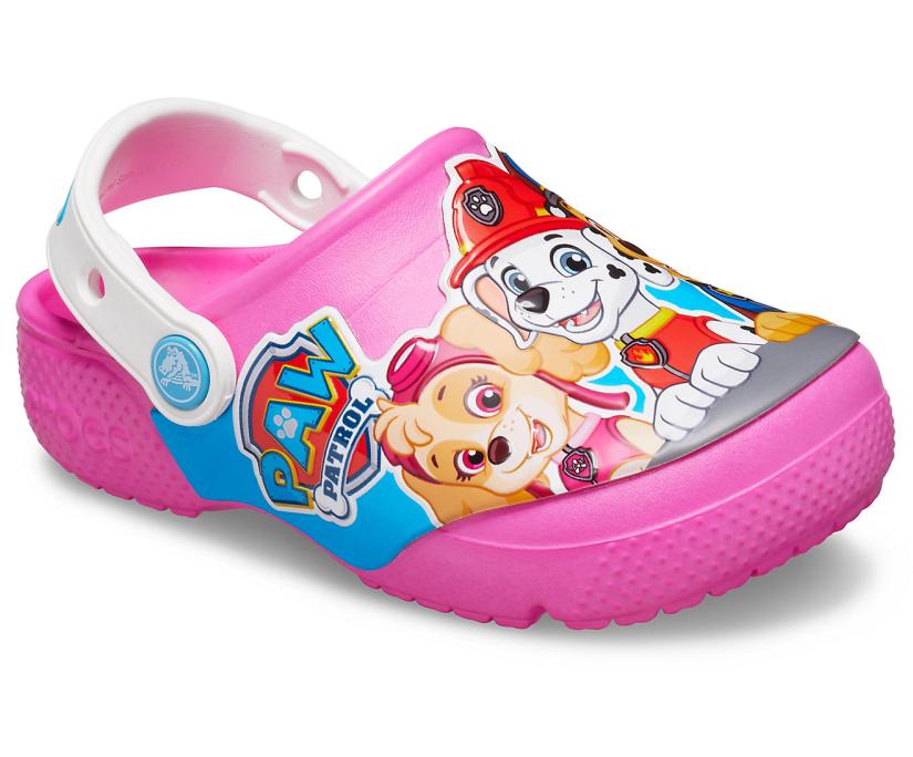 Girls/Boys Kids' Crocs Fun Lab Paw Patrol™ Clog Electric Pink | Crocs Clogs