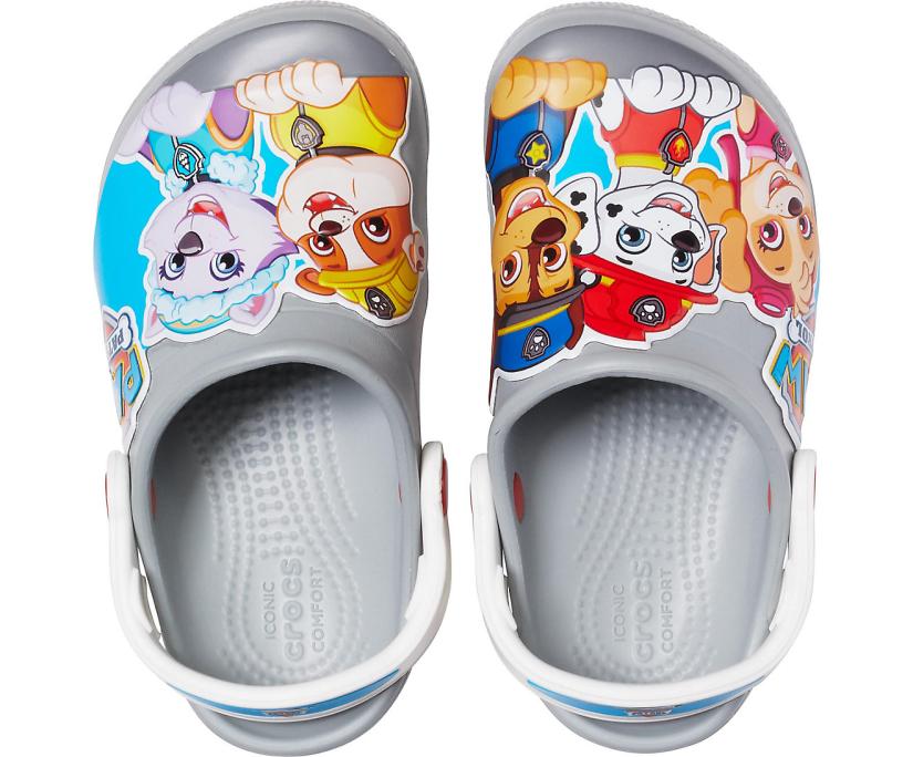 Girls/Boys Kids' Crocs Fun Lab Paw Patrol™ Clog Light Grey | Crocs Clogs