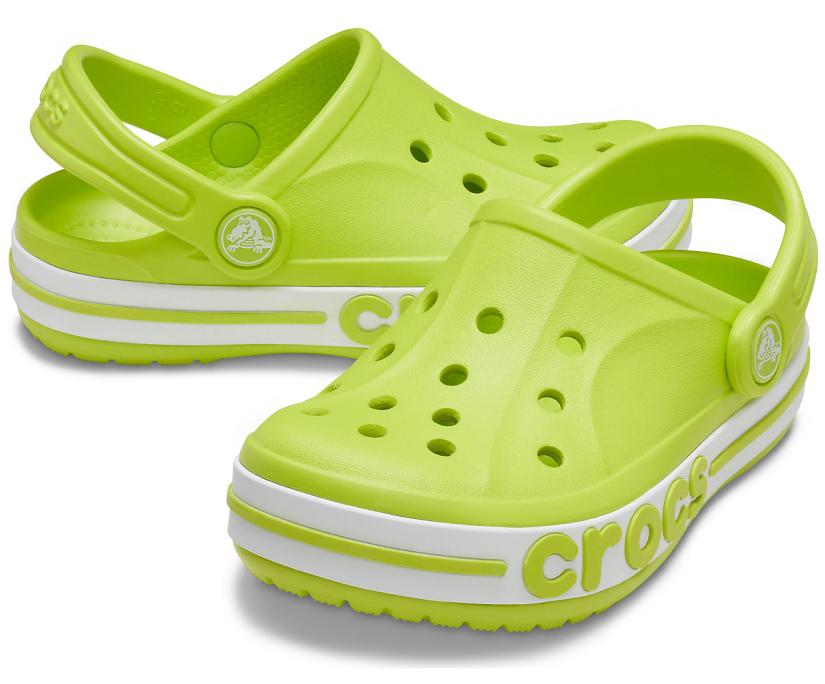 Girls/Boys Kids’ Bayaband Clog Lime Punch | Crocs Clogs