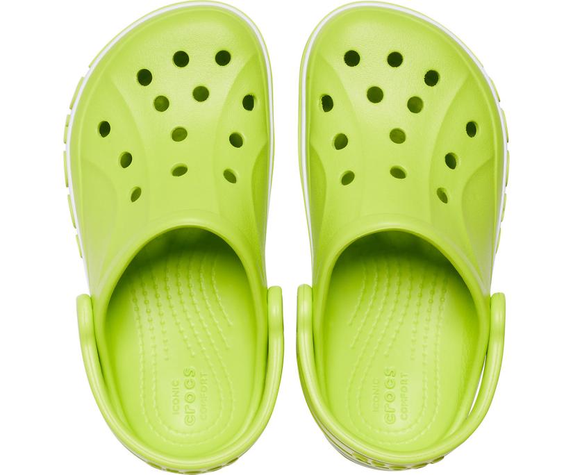 Girls/Boys Kids’ Bayaband Clog Lime Punch | Crocs Clogs