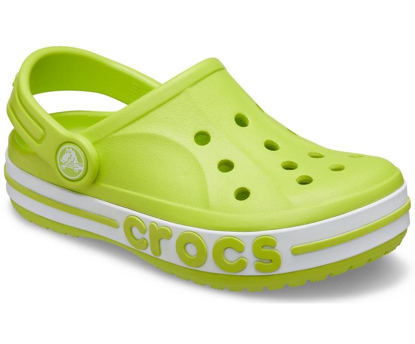 Girls/Boys Kids’ Bayaband Clog Lime Punch | Crocs Clogs