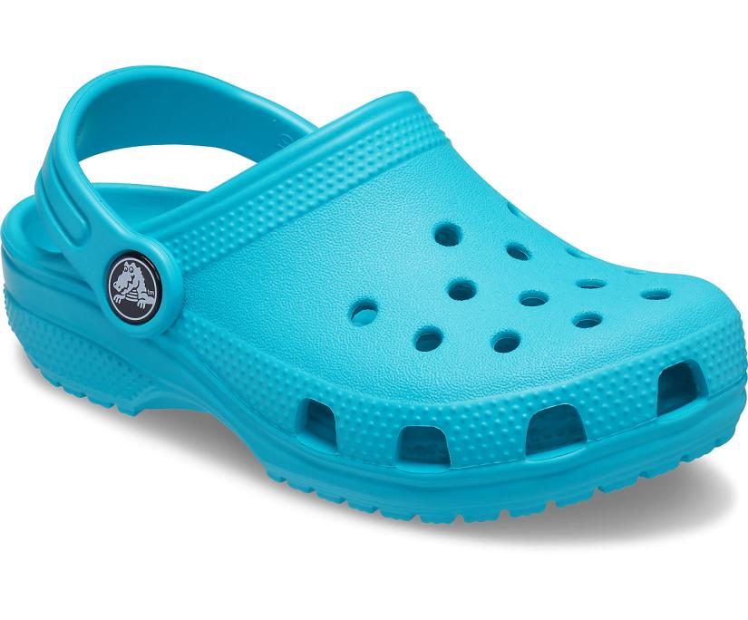 Girls/Boys Kids’ Classic Clog Digital Aqua | Crocs Clogs