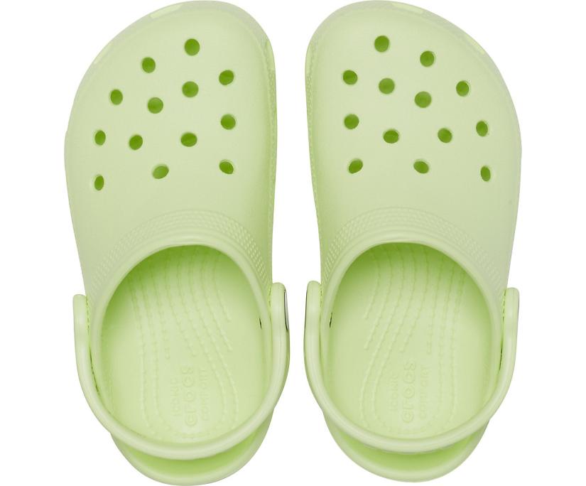 Girls/Boys Kids’ Classic Clog Lime Zest | Crocs Clogs
