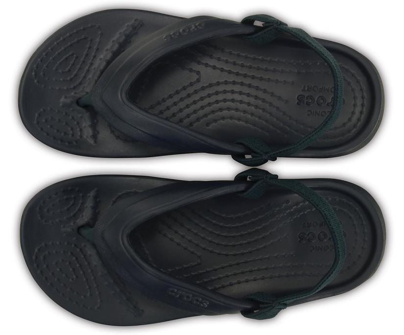 Girls/Boys Kids’ Classic Flip Navy | Crocs Sandals