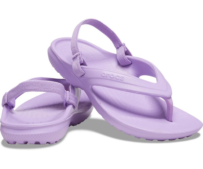 Girls/Boys Kids’ Classic Flip Orchid | Crocs Sandals