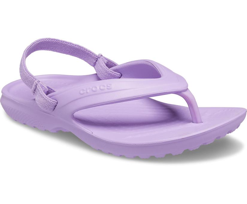 Girls/Boys Kids’ Classic Flip Orchid | Crocs Sandals