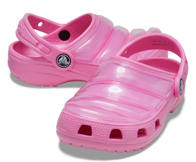 Girls/Boys Kids’ Classic Neo Puff Clog Pink Lemonade | Crocs Clogs