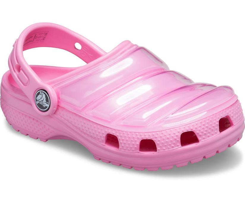 Girls/Boys Kids’ Classic Neo Puff Clog Pink Lemonade | Crocs Clogs