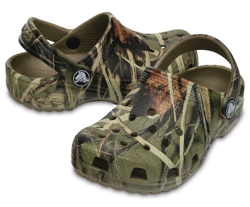 Girls/Boys Kids’ Classic Realtree® Clog Khaki | Crocs Clogs