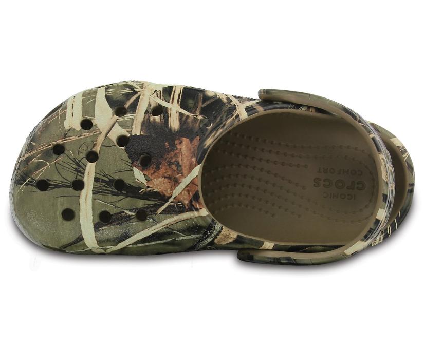 Girls/Boys Kids’ Classic Realtree® Clog Khaki | Crocs Clogs