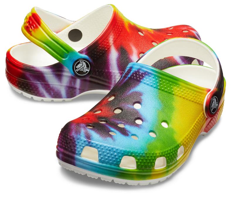 Girls/Boys Kids’ Classic Tie-Dye Graphic Clog Multi | Crocs Clogs