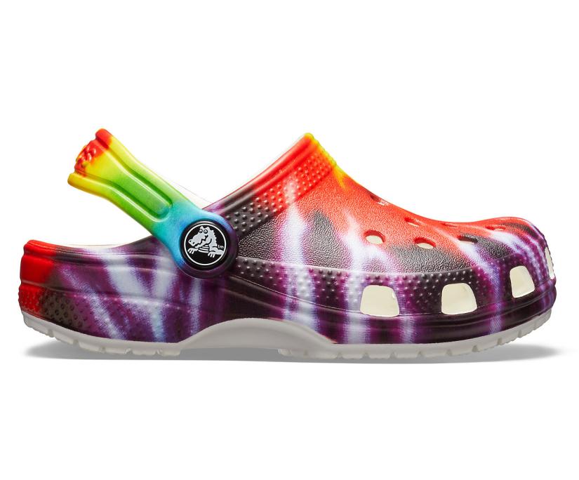 Girls/Boys Kids’ Classic Tie-Dye Graphic Clog Multi | Crocs Clogs