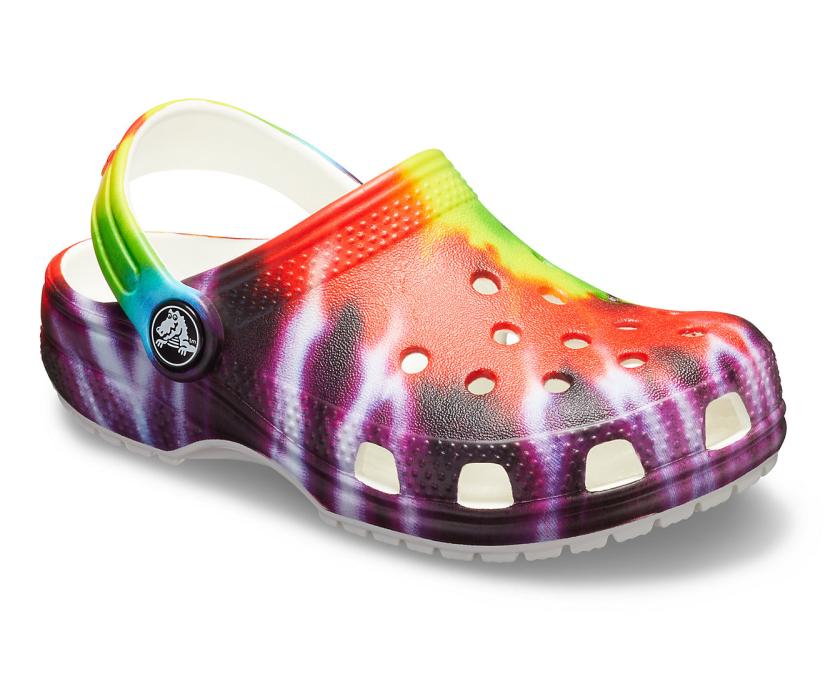 Girls/Boys Kids’ Classic Tie-Dye Graphic Clog Multi | Crocs Clogs