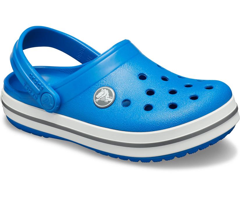 Girls/Boys Kids’ Crocband™ Clog Bright Cobalt / Charcoal | Crocs Clogs