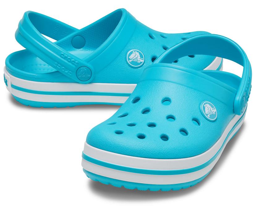 Girls/Boys Kids’ Crocband™ Clog Digital Aqua | Crocs Clogs