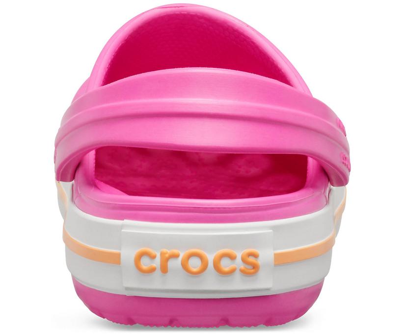 Girls/Boys Kids’ Crocband™ Clog Electric Pink/cantaloupe | Crocs Clogs
