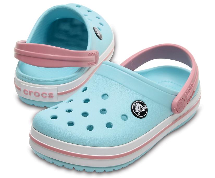 Girls/Boys Kids’ Crocband™ Clog Ice Blue/white | Crocs Clogs