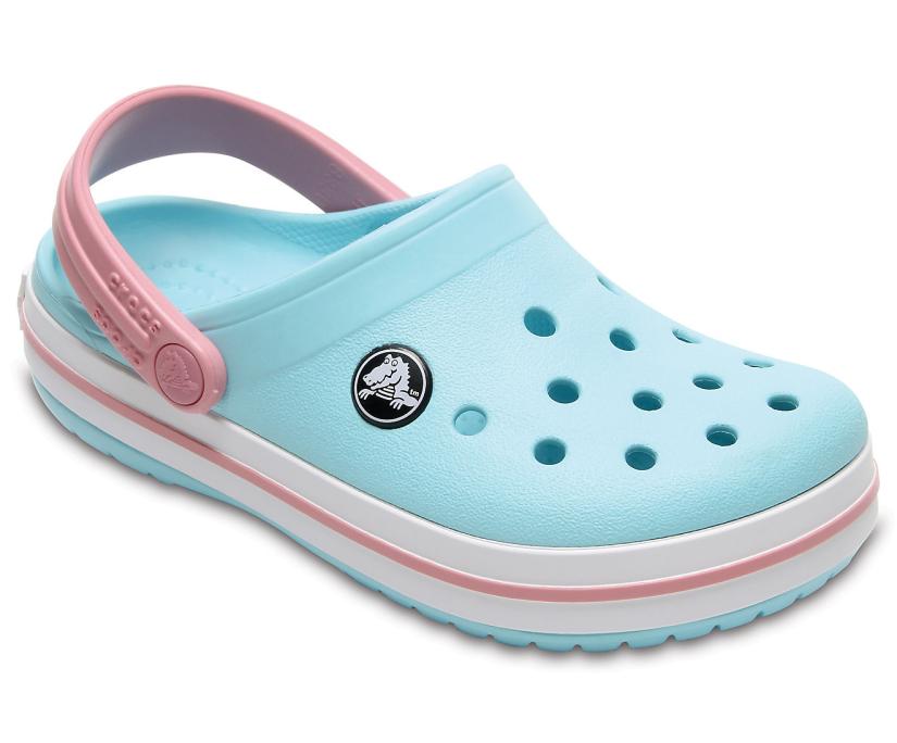 Girls/Boys Kids’ Crocband™ Clog Ice Blue/white | Crocs Clogs