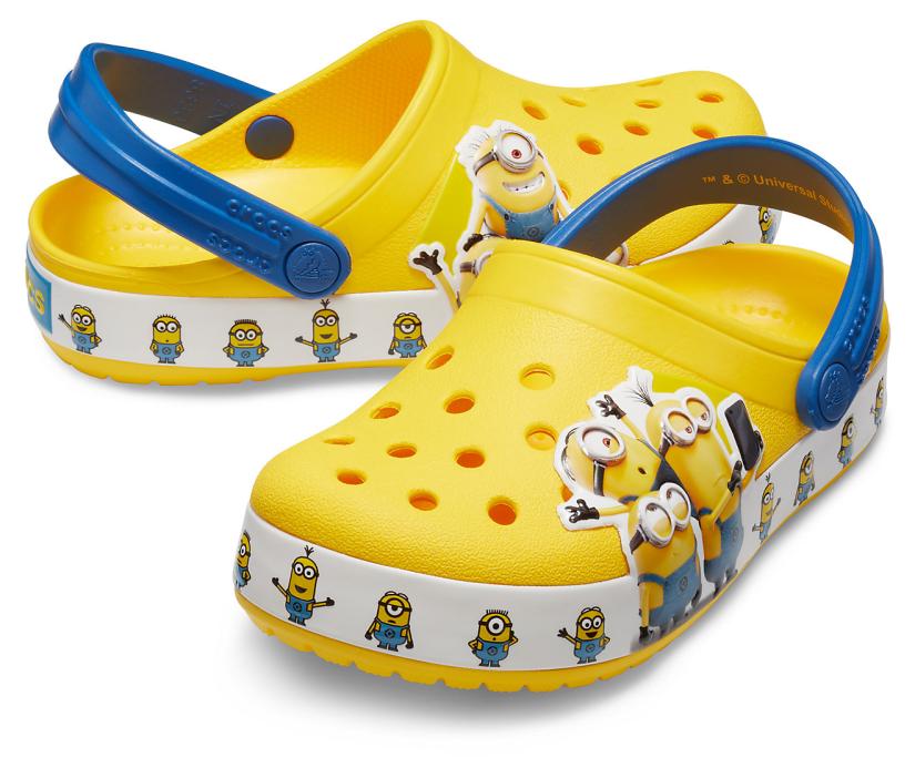 Girls/Boys Kids’ Crocs Fun Lab Minions™ Multi Clog Yellow | Crocs Clogs