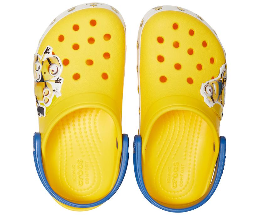 Girls/Boys Kids’ Crocs Fun Lab Minions™ Multi Clog Yellow | Crocs Clogs