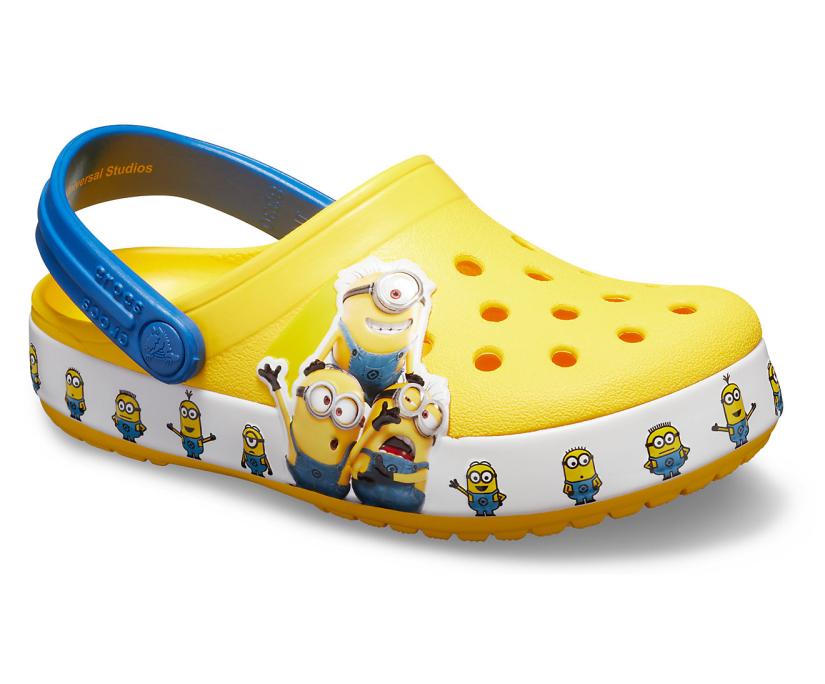 Girls/Boys Kids’ Crocs Fun Lab Minions™ Multi Clog Yellow | Crocs Clogs