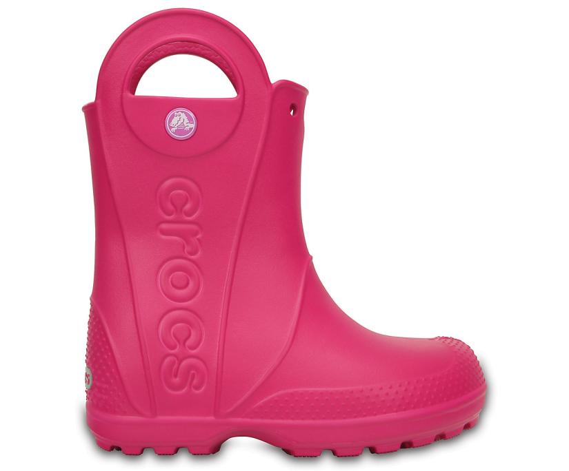 Girls/Boys Kids’ Handle It Rain Boot Candy Pink | Crocs Boots