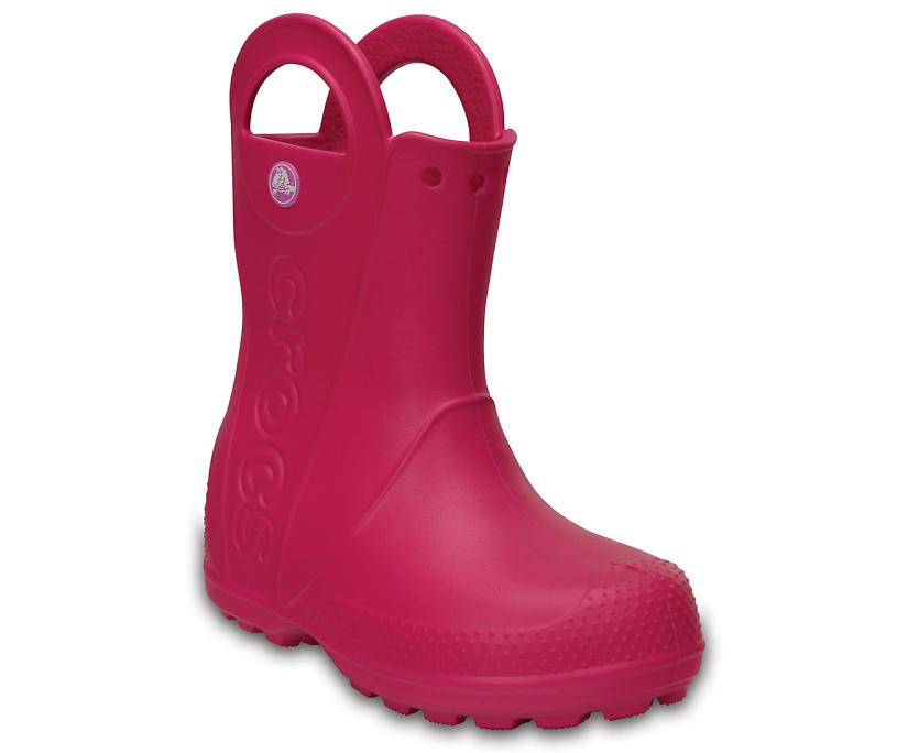 Girls/Boys Kids’ Handle It Rain Boot Candy Pink | Crocs Boots