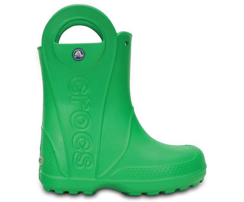 Girls/Boys Kids’ Handle It Rain Boot Grass Green | Crocs Boots