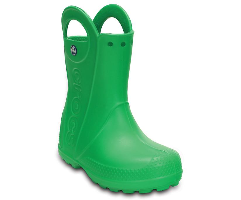 Girls/Boys Kids’ Handle It Rain Boot Grass Green | Crocs Boots