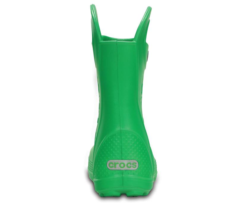 Girls/Boys Kids’ Handle It Rain Boot Grass Green | Crocs Boots