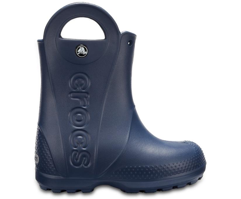 Girls/Boys Kids’ Handle It Rain Boot Navy | Crocs Boots