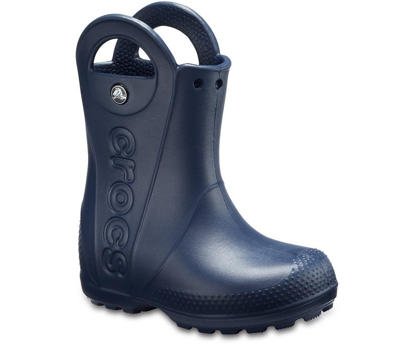Girls/Boys Kids’ Handle It Rain Boot Navy | Crocs Boots