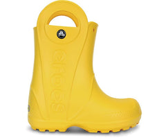 Girls/Boys Kids’ Handle It Rain Boot Yellow | Crocs Boots