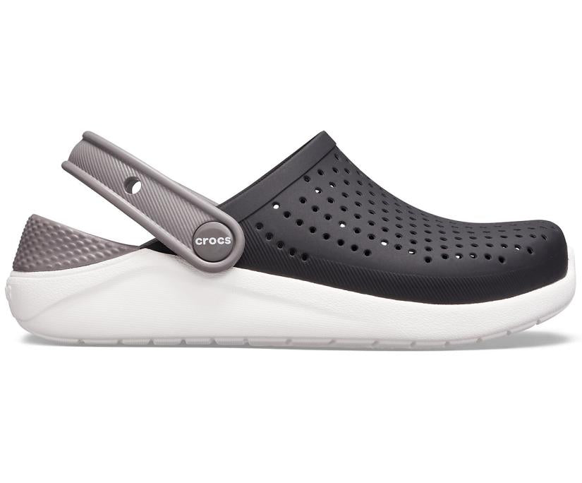 Girls/Boys Kids’ LiteRide™ Clog Black / White | Crocs Clogs