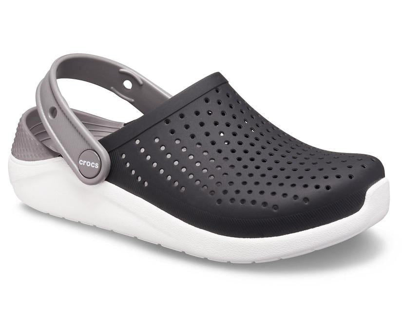 Girls/Boys Kids’ LiteRide™ Clog Black / White | Crocs Clogs