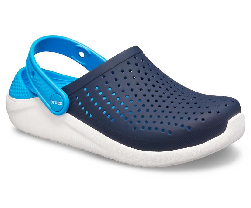 Girls/Boys Kids’ LiteRide™ Clog Navy / White | Crocs Clogs