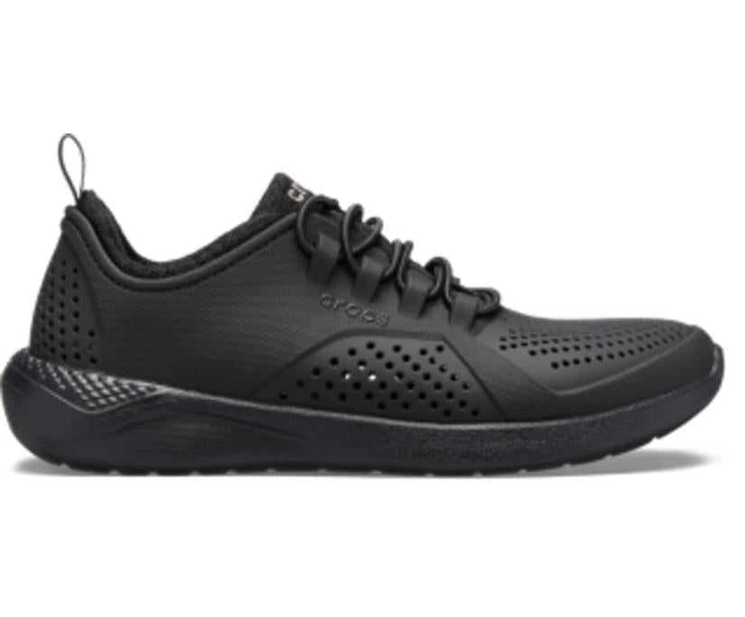 Girls/Boys Kids’ LiteRide™ Pacer Black / Black | Crocs Sneakers